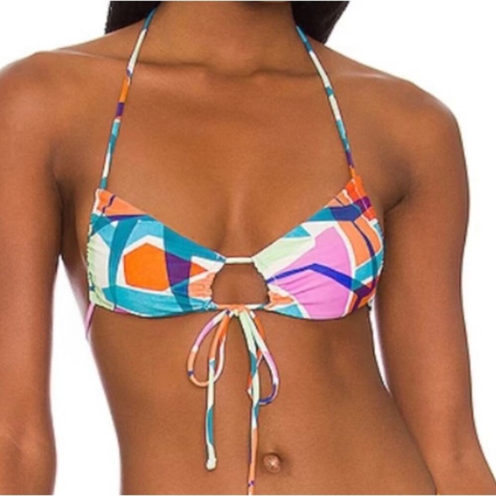 Lovers and Friends Slow Wine Bikini
Top in Turquoise XXS